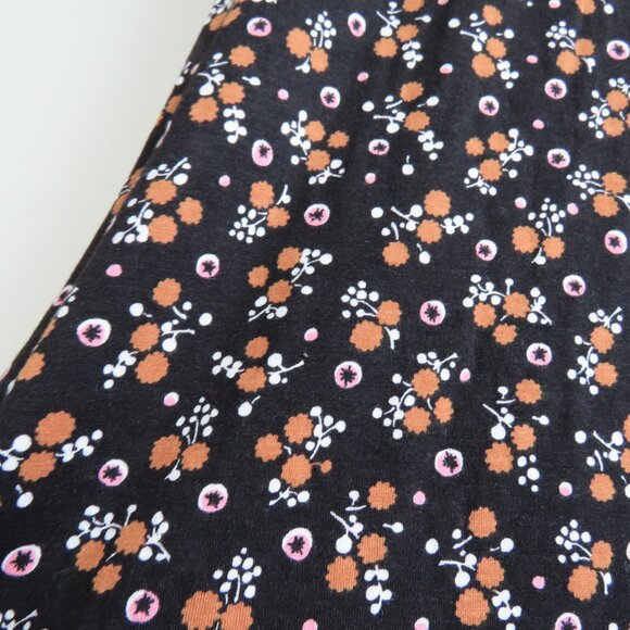 BODEN Crew Neck Jersey Midi Dress in Ditsy Dotty Floral Fall Cottagecore US 4P - Picture 8 of 15